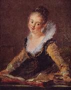 Jean Honore Fragonard Die Lesende painting